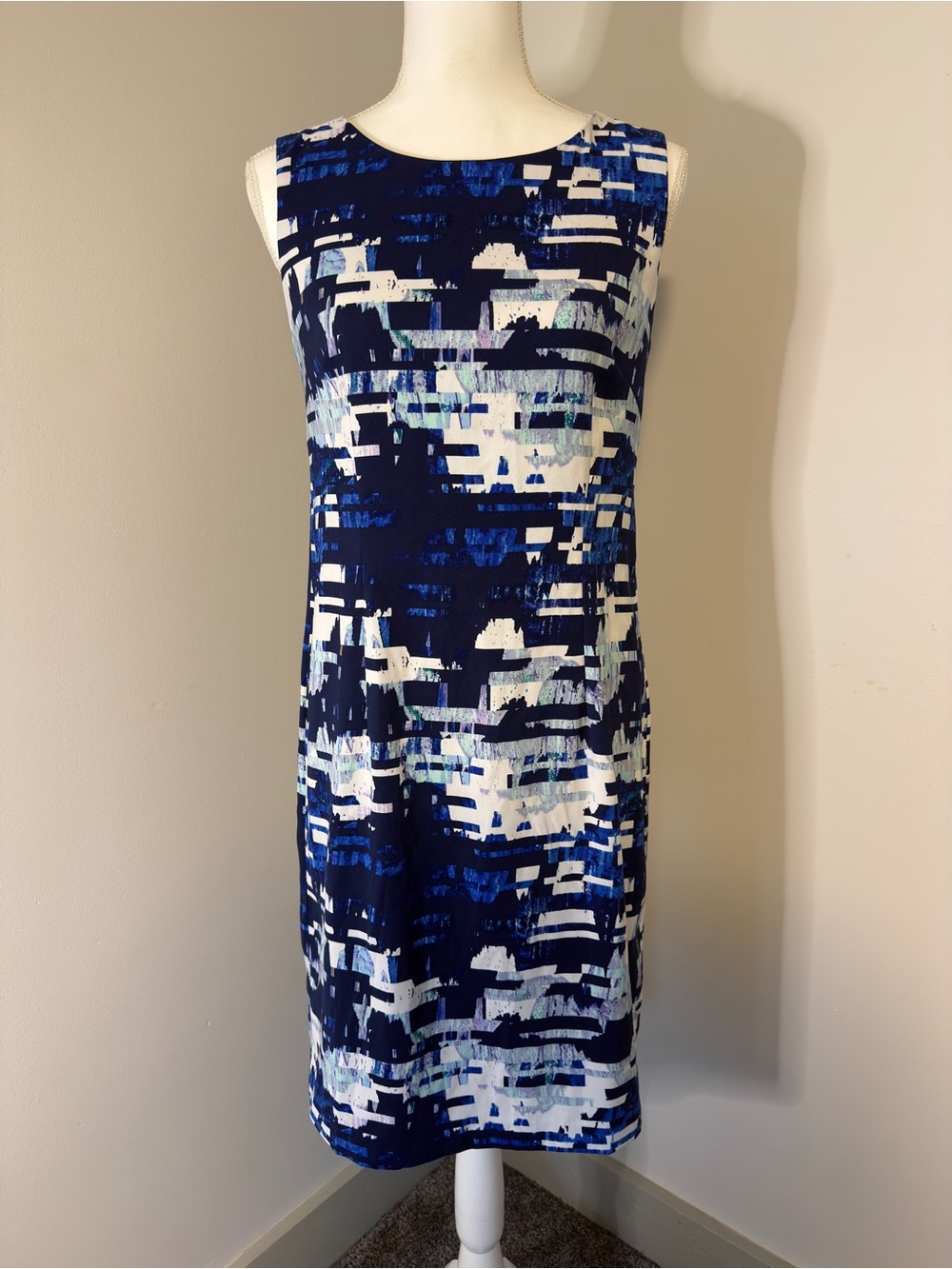 Mario Serrano Asymmetrical Hem Dress Size 10 Elegant Cocktail Party Midi Dress - Picture 3 of 11